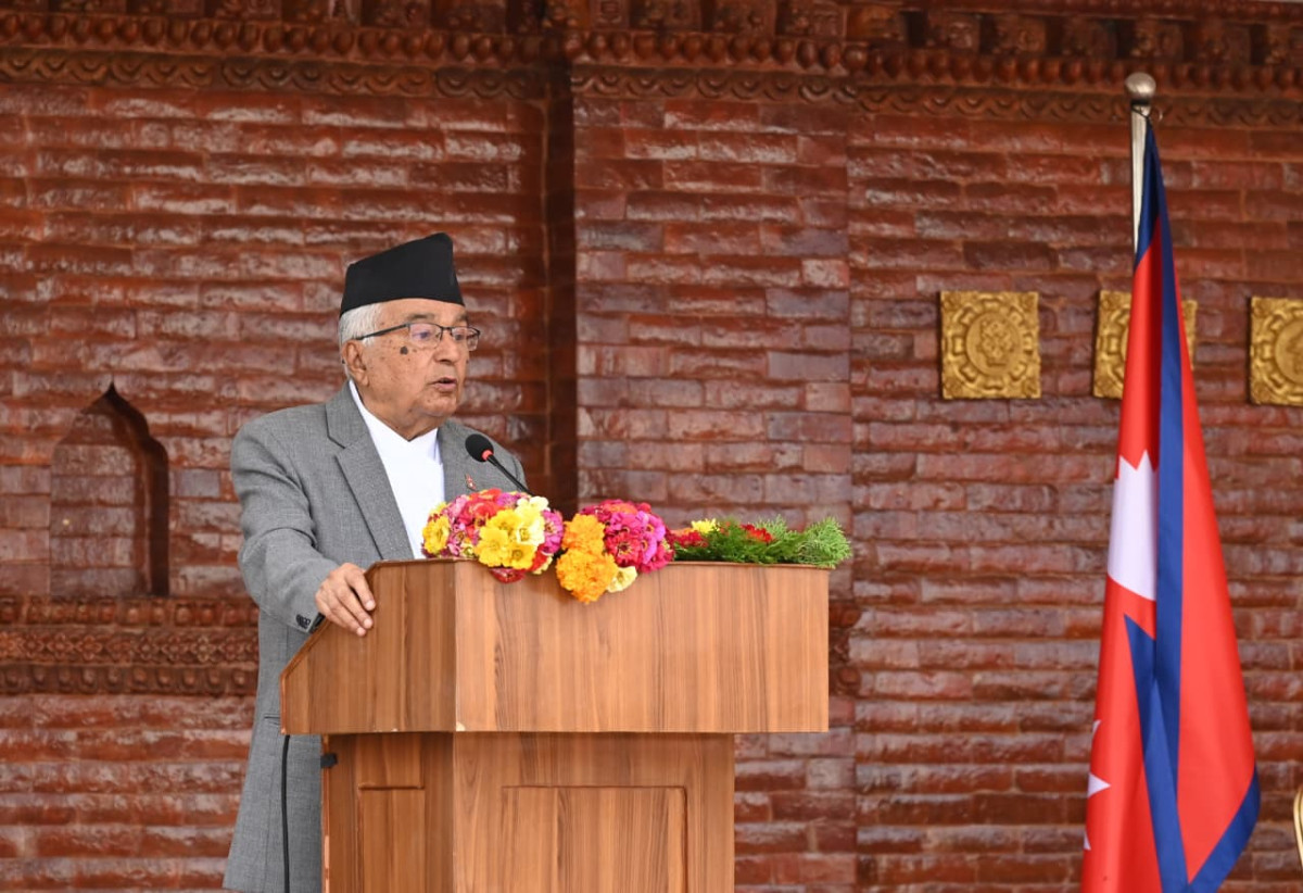 राष्ट्रपतिद्वारा सम्बोधन :राष्ट्रिय एकताका लागि आह्वान